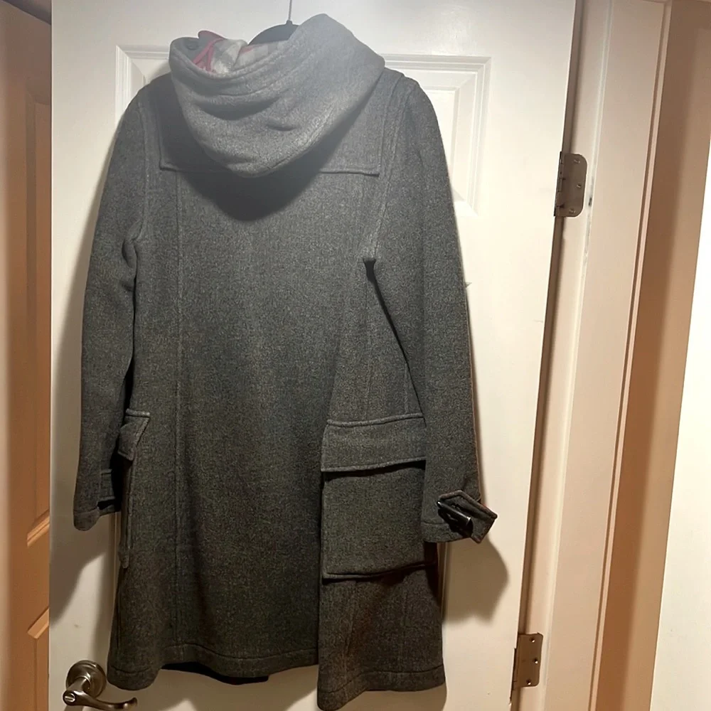 TNA Women’s Wool Coat with Checkered Interior - Picture 3 of 4